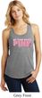 Breast Cancer Awareness My Team Wears Pink Ladies Racerback Tank Top