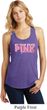 Breast Cancer Awareness My Team Wears Pink Ladies Racerback Tank Top