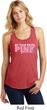 Breast Cancer Awareness My Team Wears Pink Ladies Racerback Tank Top