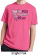 Breast Cancer Awareness Pink for My Hero Kids Moisture Wicking Shirt