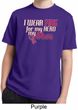 Breast Cancer Awareness Pink for My Hero Kids Moisture Wicking Shirt