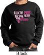 Breast Cancer Awareness Pink for My Hero Kids Sweat Shirt