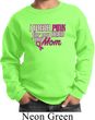 Breast Cancer Awareness Pink for My Hero Kids Sweat Shirt