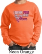 Breast Cancer Awareness Pink for My Hero Kids Sweat Shirt