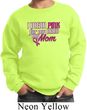 Breast Cancer Awareness Pink for My Hero Kids Sweat Shirt