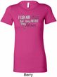 Breast Cancer Awareness Pink for My Hero Ladies Longer Length Shirt