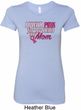 Breast Cancer Awareness Pink for My Hero Ladies Longer Length Shirt