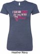 Breast Cancer Awareness Pink for My Hero Ladies Longer Length Shirt