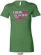 Breast Cancer Awareness Pink for My Hero Ladies Longer Length Shirt