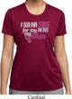 Breast Cancer Awareness Pink for My Hero Ladies Moisture Wicking Shirt