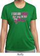 Breast Cancer Awareness Pink for My Hero Ladies Moisture Wicking Shirt