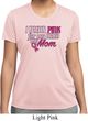 Breast Cancer Awareness Pink for My Hero Ladies Moisture Wicking Shirt