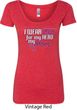 Breast Cancer Awareness Pink for My Hero Ladies Scoop Neck Shirt
