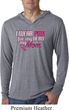 Breast Cancer Awareness Pink for My Hero Lightweight Hoodie Shirt