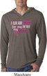 Breast Cancer Awareness Pink for My Hero Lightweight Hoodie Shirt