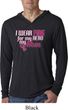 Breast Cancer Awareness Pink for My Hero Lightweight Hoodie Shirt