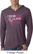 Breast Cancer Awareness Pink for My Hero Lightweight Hoodie Shirt