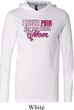 Breast Cancer Awareness Pink for My Hero Lightweight Hoodie Tee