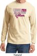 Breast Cancer Awareness Pink for My Hero Long Sleeve Shirt