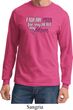 Breast Cancer Awareness Pink for My Hero Long Sleeve Shirt