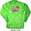 Breast Cancer Awareness Pink for My Hero Long Sleeve Tie Dye Shirt