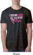 Breast Cancer Awareness Pink for My Hero Mens Burnout Shirt