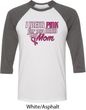 Breast Cancer Awareness Pink for My Hero Mens Raglan Shirt