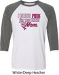 Breast Cancer Awareness Pink for My Hero Mens Raglan Shirt