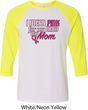Breast Cancer Awareness Pink for My Hero Mens Raglan Shirt