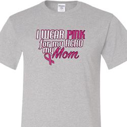 Breast Cancer Awareness Pink for My Hero Mens Tall Shirt Breast Cancer Awareness Pink for My Hero Mens Tall Shirt