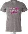 Breast Cancer Awareness Pink for My Hero Mens Tri Blend V-neck Shirt