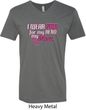 Breast Cancer Awareness Pink for My Hero Mens V-Neck Shirt