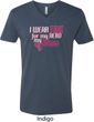 Breast Cancer Awareness Pink for My Hero Mens V-Neck Shirt