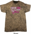 Breast Cancer Awareness Pink for My Hero Mineral Tie Dye Shirt