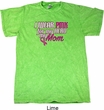 Breast Cancer Awareness Pink for My Hero Mineral Tie Dye Shirt