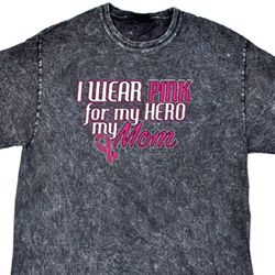 Breast Cancer Awareness Pink for My Hero Mineral Tie Dye Shirt Breast Cancer Awareness Pink for My Hero Mineral Tie Dye Shirt