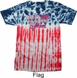 Breast Cancer Awareness Pink for My Hero Patriotic Tie Dye Shirt