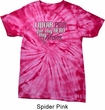 Breast Cancer Awareness Pink for My Hero Spider Tie Dye Shirt