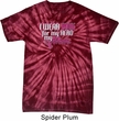 Breast Cancer Awareness Pink for My Hero Spider Tie Dye Shirt