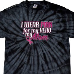 Breast Cancer Awareness Pink for My Hero Spider Tie Dye Shirt Breast Cancer Awareness Pink for My Hero Spider Tie Dye Shirt