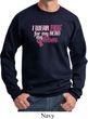 Breast Cancer Awareness Pink for My Hero Sweatshirt