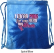 Breast Cancer Awareness Pink for My Hero Tie Dye Bag