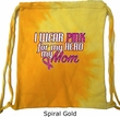 Breast Cancer Awareness Pink for My Hero Tie Dye Bag