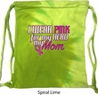 Breast Cancer Awareness Pink for My Hero Tie Dye Bag