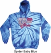 Breast Cancer Awareness Pink for My Hero Tie Dye Hoodie