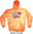 Breast Cancer Awareness Pink for My Hero Tie Dye Hoodie