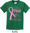 Breast Cancer Awareness Pink For Someone Special Kids Shirt