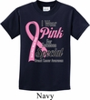 Breast Cancer Awareness Pink For Someone Special Kids Shirt