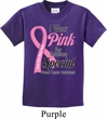 Breast Cancer Awareness Pink For Someone Special Kids Shirt