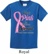 Breast Cancer Awareness Pink For Someone Special Kids Shirt
